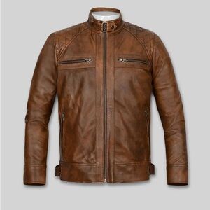 Leather cult SPANISH BROWN LEATHER JACKET